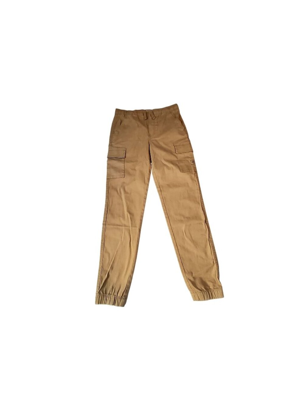 Lucky Brand Boys Khaki Elastic Waist Pull-On Cargo Pants L (14/16)Relaxed fit